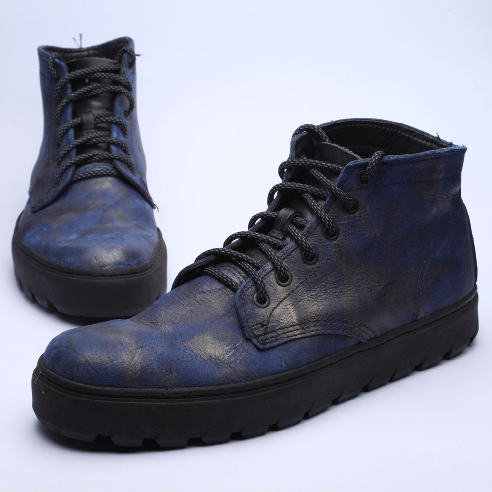 Wolverine 1000 Mile Alaskan Blue/Bronze Mid Sneaker Shoes Men's Sz 10 D